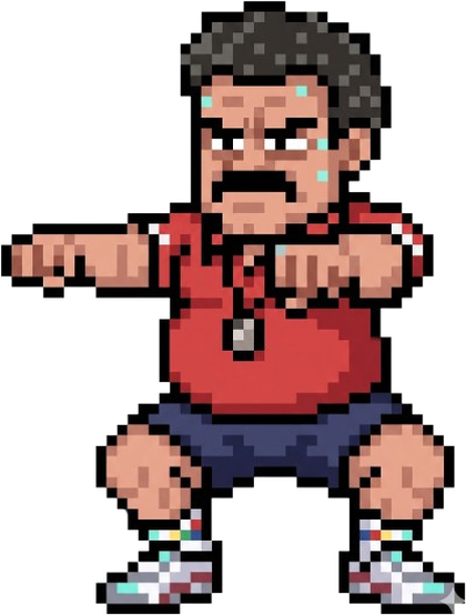 Manolo doing squats